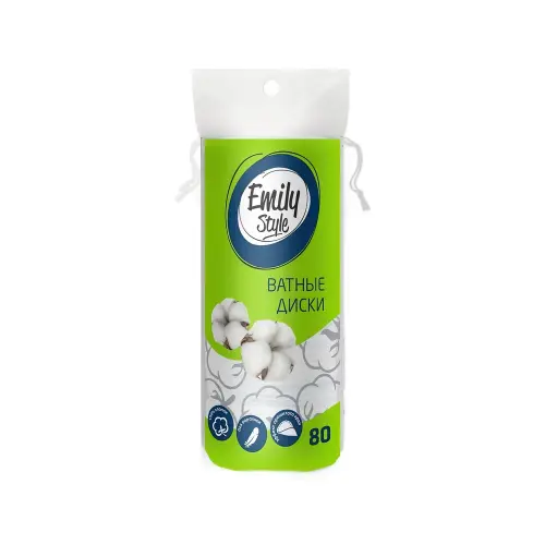 Emily Style ватные диски 80шт