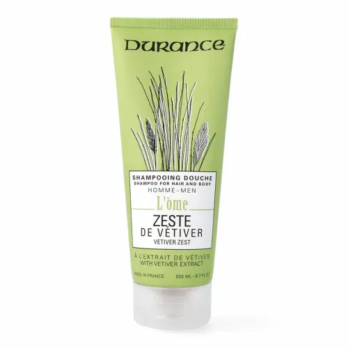 Durance Парфюмированный шампунь for Hair and Body Vetiver Zest with Vetiver extract 200 mL