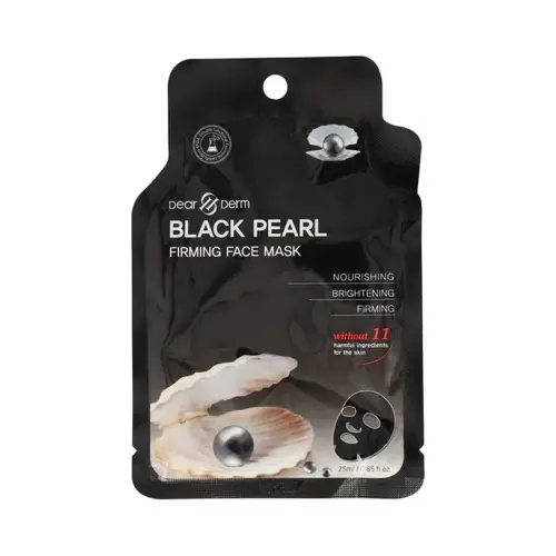RAINBOW Тканевая маска для лица Black Pearl Mask (Черный жемчуг) Pack for Face