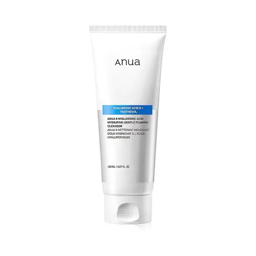 ANUA 8 HYALURONIC ACID HYDRATING GENTLE FOAMING CLEANSER Увлажняющая пенка для умывания с 8 видами гиалуроновой кислоты 150ml