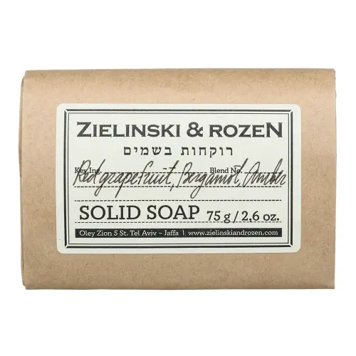 Zielinski & Rozen  Solid soap Patchouli, Jasmine, Lemon  Твердое мыло Пачули, Жасмин, Лимон 75гр