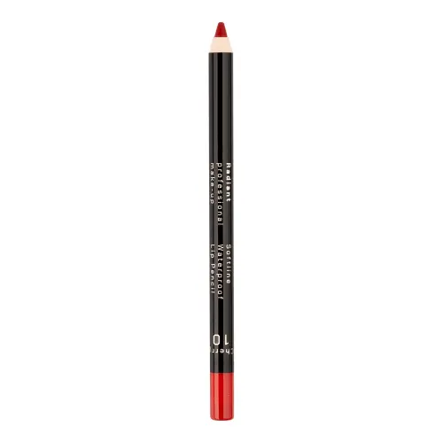 RADIANT  SOFT LINE WATERPROOF LIP PENCIL No 10 - CHERRY Карандаш для губ водостойкий Softline Waterproof Lip Pencil, т. 10 вишня