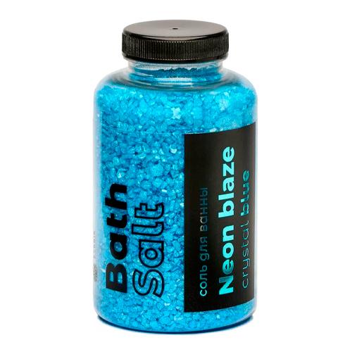 Fabrik Cosmetology Соль д/ванны NEON BLAZE Crystal blue в банке 500 г