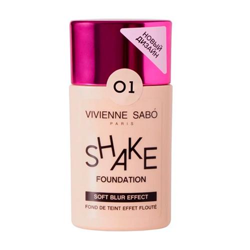Vivienne Sabo Тональный крем с натуральным блюр эффектом Fond de teint effet floute Shakefoundationтон 01
