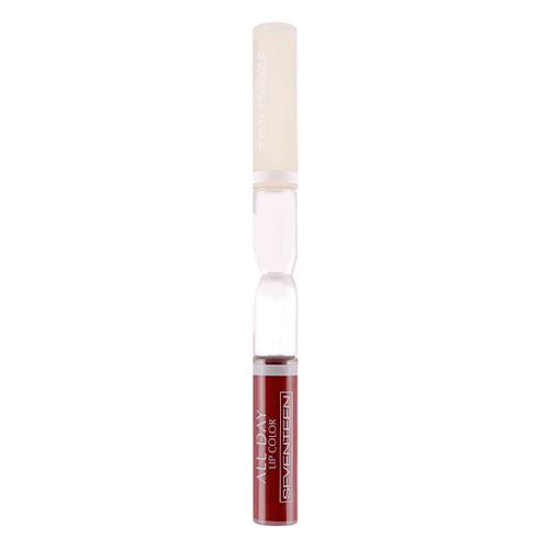 Seventeen Жидкая стойкая помада-блеск 39 ALL DAY LIP COLOR & TOP GLOSS бурый