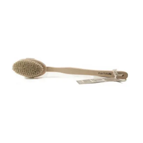 Martini SPA MASS.BRUSH BEECH WOOD+BRISTLES Массажная щетка для мытья спины , массажа из бука и щетины