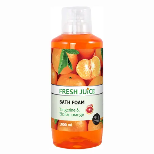 Fresh Juice Пена для ванн Tangerine & Sicilian Orange, 1000 мл