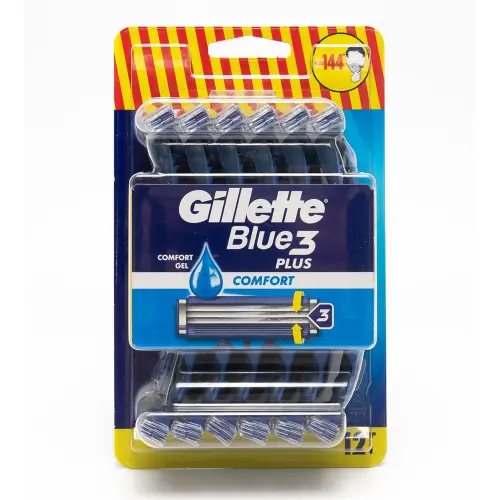 GILLETTE Blue3 PLUS COMFORT 12шт