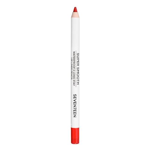 Seventeen Карандаш д/губ т.14 водостойкий с витамином Е Super Smooth W/P Lip Liner Насыщенный красный