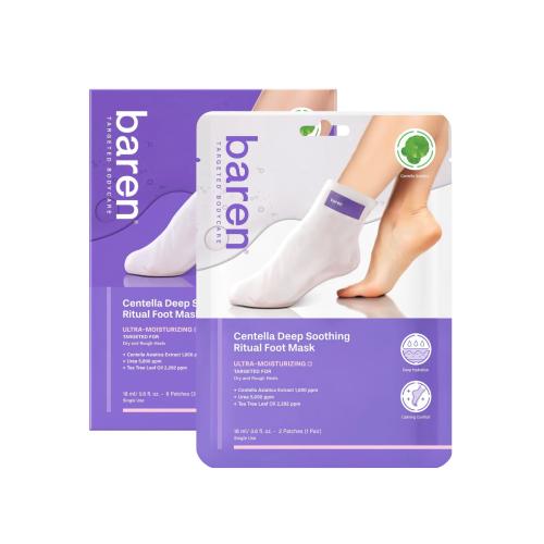 BAREN CICA SOS Quick Repair Foot Mask Восстанавливающая маска для ног CICA SOS