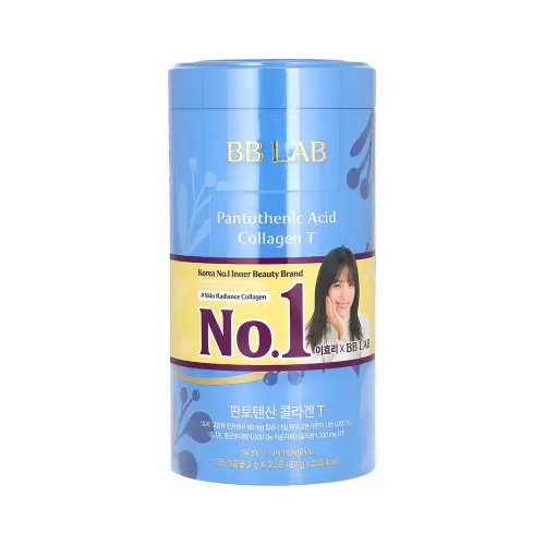BBLAB БАД: Pantothenic Acid Collagen T/Пантотеновая кислота с коллагеном Т, 30 пакетиков, по 2 г