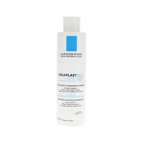 LA ROCHE-POSAY CICAPLAST LAVANT B5 Очищающий гель для сверхчувствительной и склонной к раздражению в результате сухости кожи, 200 мл
