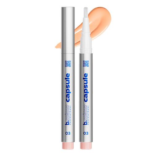 7DAYS B.COLOUR PRO CAPSULE Консилер для лица и глаз увлажняющий / 03 Neutral, 2,2 г