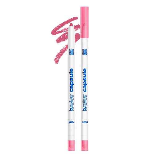 7DAYS B.COLOUR PRO CAPSULE Карандаш для губ стойкий 2в1 / N694, 0,5 г