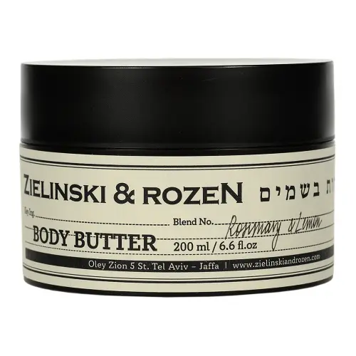 Zielinski & Rozen Tana uchun krem-moy Rozmarin, Limon (200 ml) / Body butter Rosemary & Lemon (200 ml)