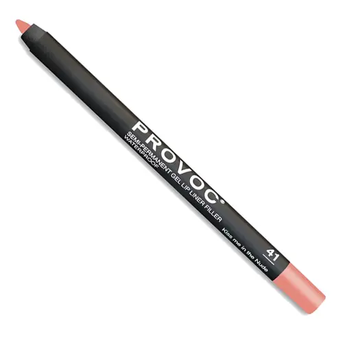 PROVOC Semi-Permanent Gel Lip Liner Filler WP 41 Kiss Me In The Nude Гелевая подводка в карандаше для губ LPL41