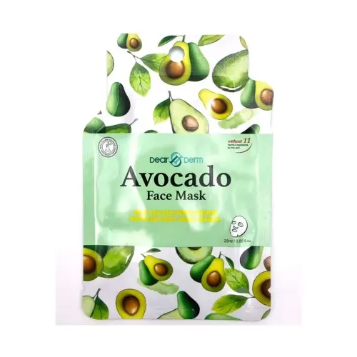 RAINBOW Тканевая маска для лица Avocado (Авокадо) Mask Pack for Face
