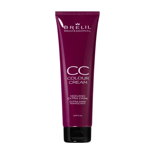 Brelil CC CREAM MOGANO EXTRA DARK 150мл. Колорирующий крем CC-color ТЕМНОЕ КРАСНОЕ ДЕРЕВО.