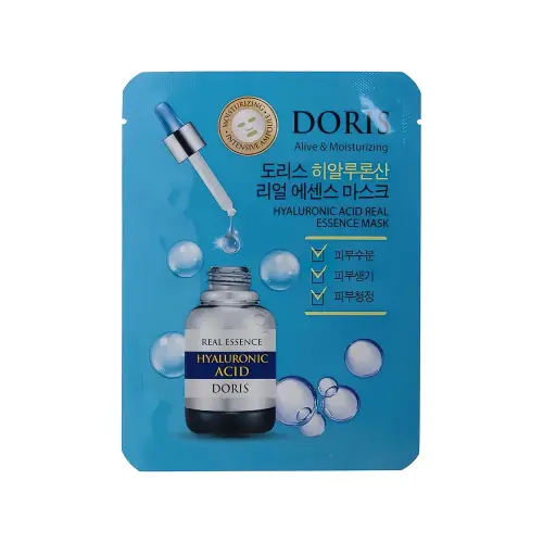 JiGOTT DORIS Тканевая маска HYALURONIC ACID REAL ESSENCE MASK
