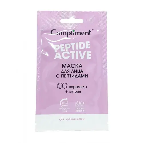 Compliment Саше Маска для лица с пептидами, 15мл / Тимекс про