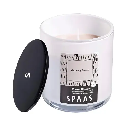 SPAAS Свеча ароматическая Glass alu lid Morning breeze