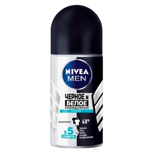 Nivea DEO ROLL-ON MEN B&W FRESH 50 ML