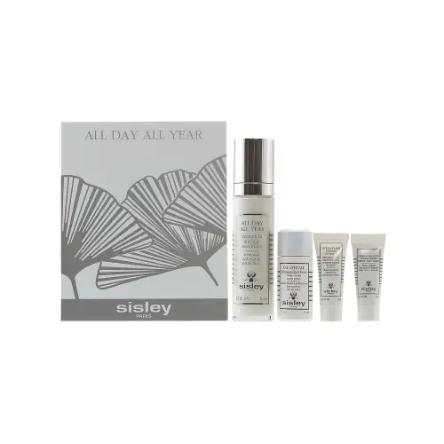 Sisley Набор ALL DAY ALL YEAR ( крем ADAY 50 мл + гель/ сн.мак-жа 15мл + Ноч.мас.с шаф.10+ крем д/ш 10 м