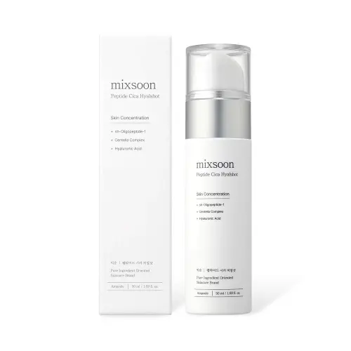MIXSOON Peptide Cica Hyalshot — сыворотка с пептидами и центеллой, 50 мл