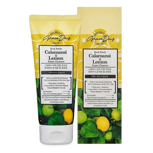 GRACEDAY REAL FRESH CALAMANSI & LEMON FOAM CLEANSING