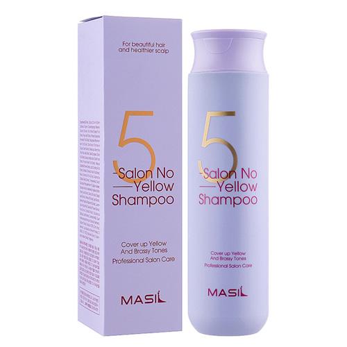 Masil 5 Salon No Yellow Shampoo Тонирующий шампунь для осветленных волос 300
