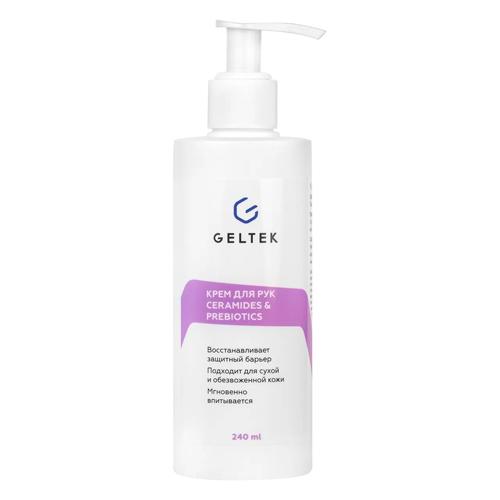 Geltek Крем для рук Ceramides&Prebiotics,, фл. 240 мл