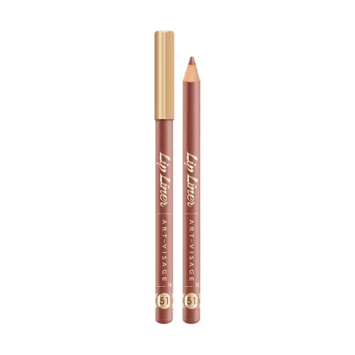 Art Visage Карандаш для губ Lip liner 51 пастельный розовый