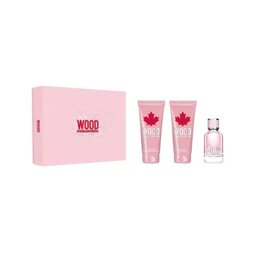 DSQUARED2 WOOD Pour Femme Set EDP 50ml+Sh/G 100ml+B/L 100ml