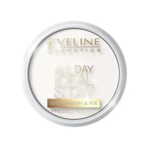 Eveline МАТИРУЮЩЕ-УКРЕПЛЯЮЩАЯ ПУДРА ДЛЯ ЛИЦА - WHITE 60 ALL DAY IDEAL STAY
