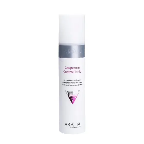 ARAVIA Professional Успокаивающий тоник для чувствительной кожи склонной к покраснениям Couperose Control Tonic, 250 мл
