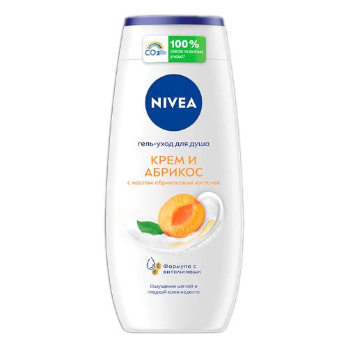 Nivea Гель-уход для душа Крем и Абрикос 250 мл