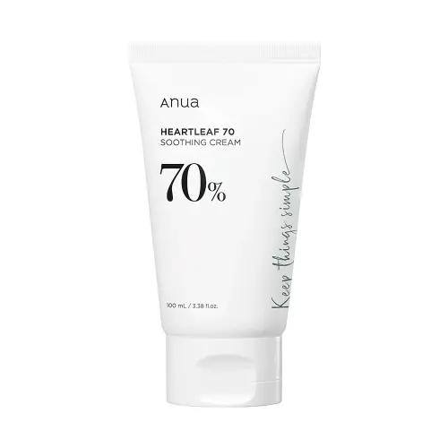 ANUA HEARTLEAF 70% SOOTHING CREAM Успокаивающий крем с 70% экстракта houttuynia cordata 100ml
