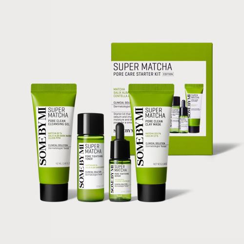 SOME BY MI SUPER MATCHA PORE CARE STARTER KIT 4 в 1