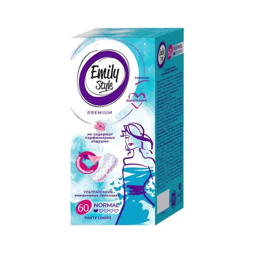 Emily STYLE MULTIFORM прокладки ежедневные, 60 шт, ультратонкие