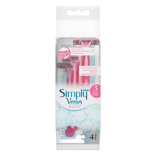 Gillette Simply Venus 3 Бритва одноразовая 4шт