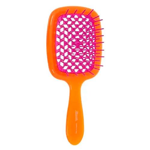 Janeke SUPERBRUSH РАСЧЕСКА ОРАНЖЕВАЯ-ФУКСИЯ 20,3x8,5x3,1СМ