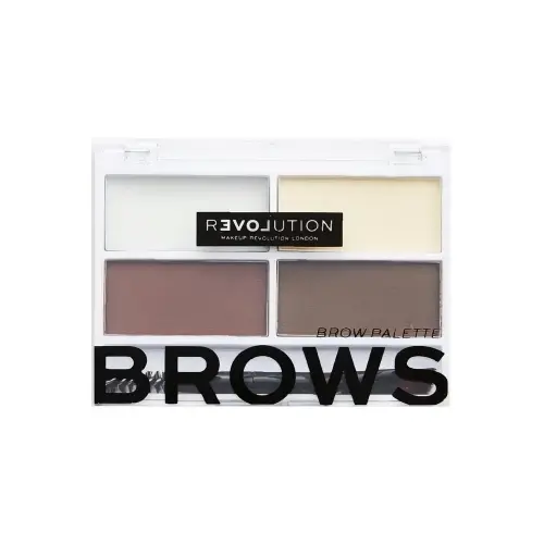 RELOVEREVOLUTION НАБОР ДЛЯ МАКИЯЖА БРОВЕЙ BROWS BROW PALETTE Dark