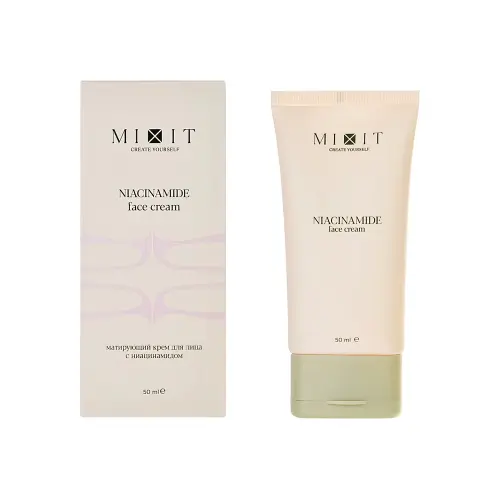 MIXIT Матирующий крем для лица c ниацинамидом Niacinamide Face Cream 50мл