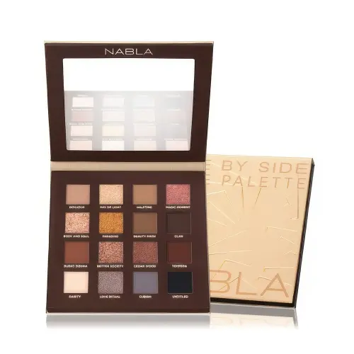 Nabla Side By Side Nude Palette Палитра теней для век «Cutie» 8г