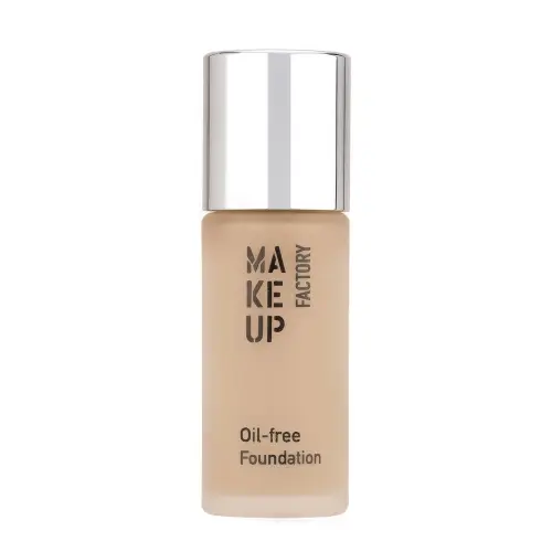 Make up Factory Матовый тональный крем для нормальной/жирной кожи Oil-free Foundation т.34 розовый фарфор