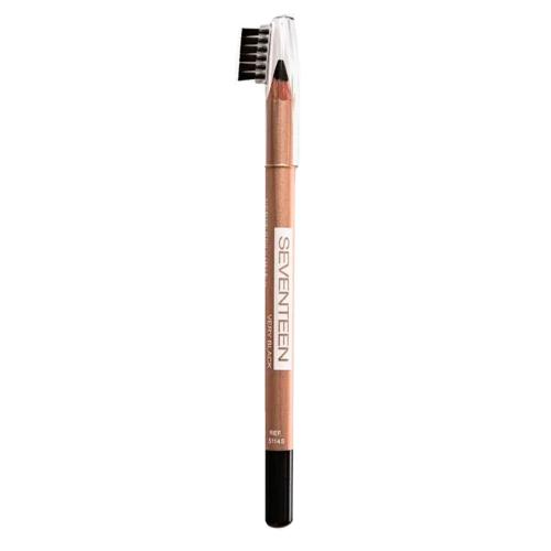 Seventeen Карандаш д/бровей с щеточкой т.04  LONGSTAY EYE BROW SHAPER чёрный
