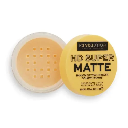 RELOVEREVOLUTION ПУДРА РАССЫПЧАТАЯ HD SUPER MATTE SETTING POWDER Banana