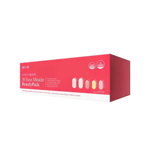 BBLAB БАД: 30Days Miracle BeautyPack для поддержки здоровья кожи, антиоксидантной защиты 2.9g x 30 packets