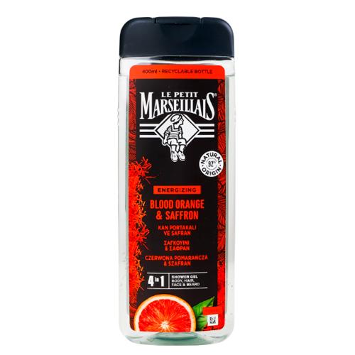 Le Petit Marseillais® Гель-шампунь для мужчин «Шафран и Красный апельсин» 400 мл (TR)