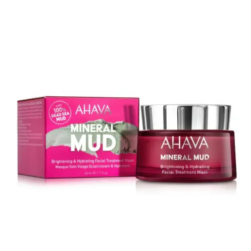 AHAVA Brightening Mud Mask Омолаживающая увлажняющая маска для лица 50ml